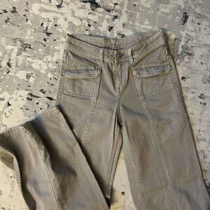 Sage Green Wide Leg Pants